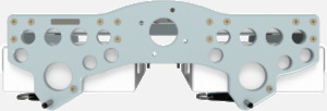 Hillaero DUAL MINIMED FAA certified Mount for your Air Ambulance Airmed Helicopter or Fixed Wing Aircraft WITH UNITS TOP